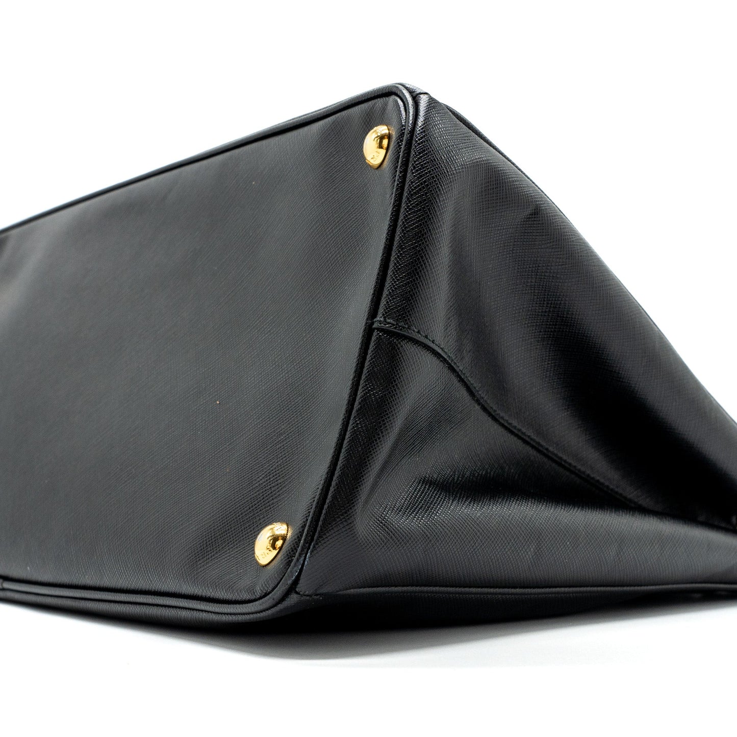 Prada Saffiano Tote Bag Calfskin Black GHW