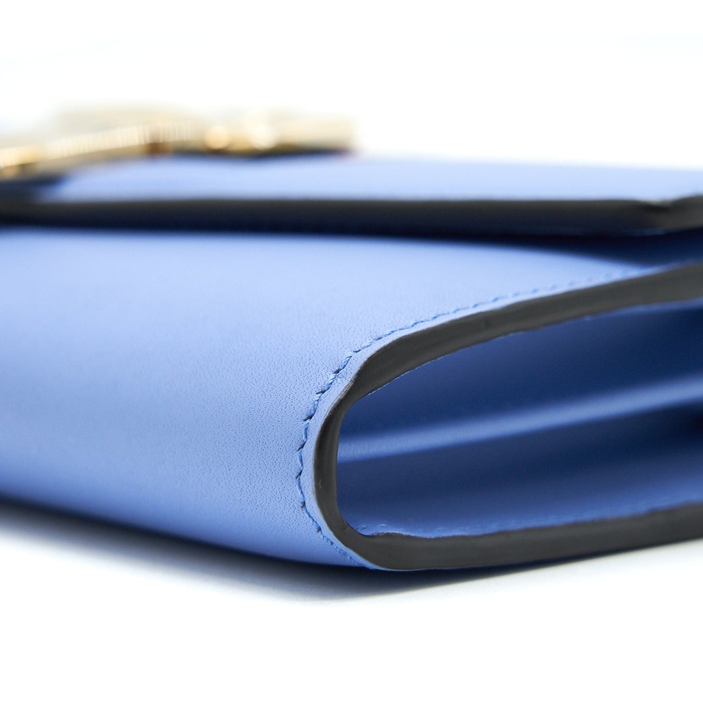 Gucci Sylvie Leather Continental Long Wallet In Blue