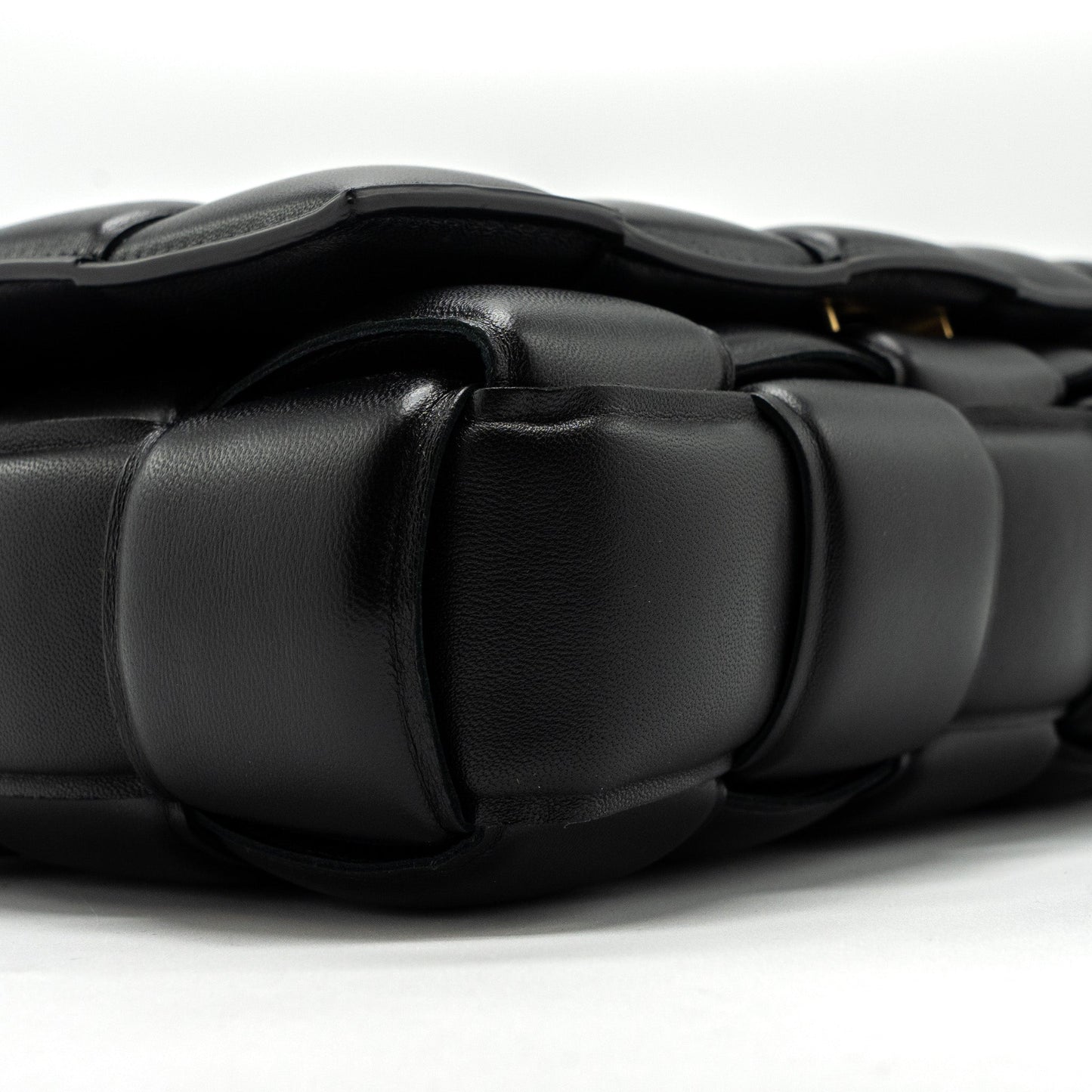 Bottega Veneta Padded Cassette Lambskin Black GHW