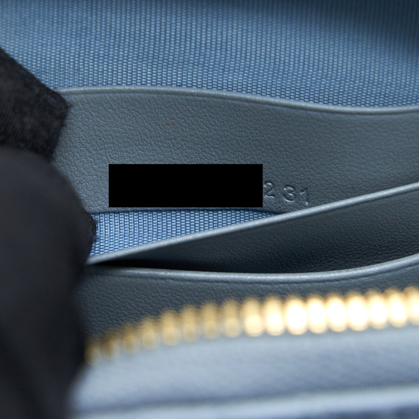 Dior Lady Dior Tech Holder lambskin blue