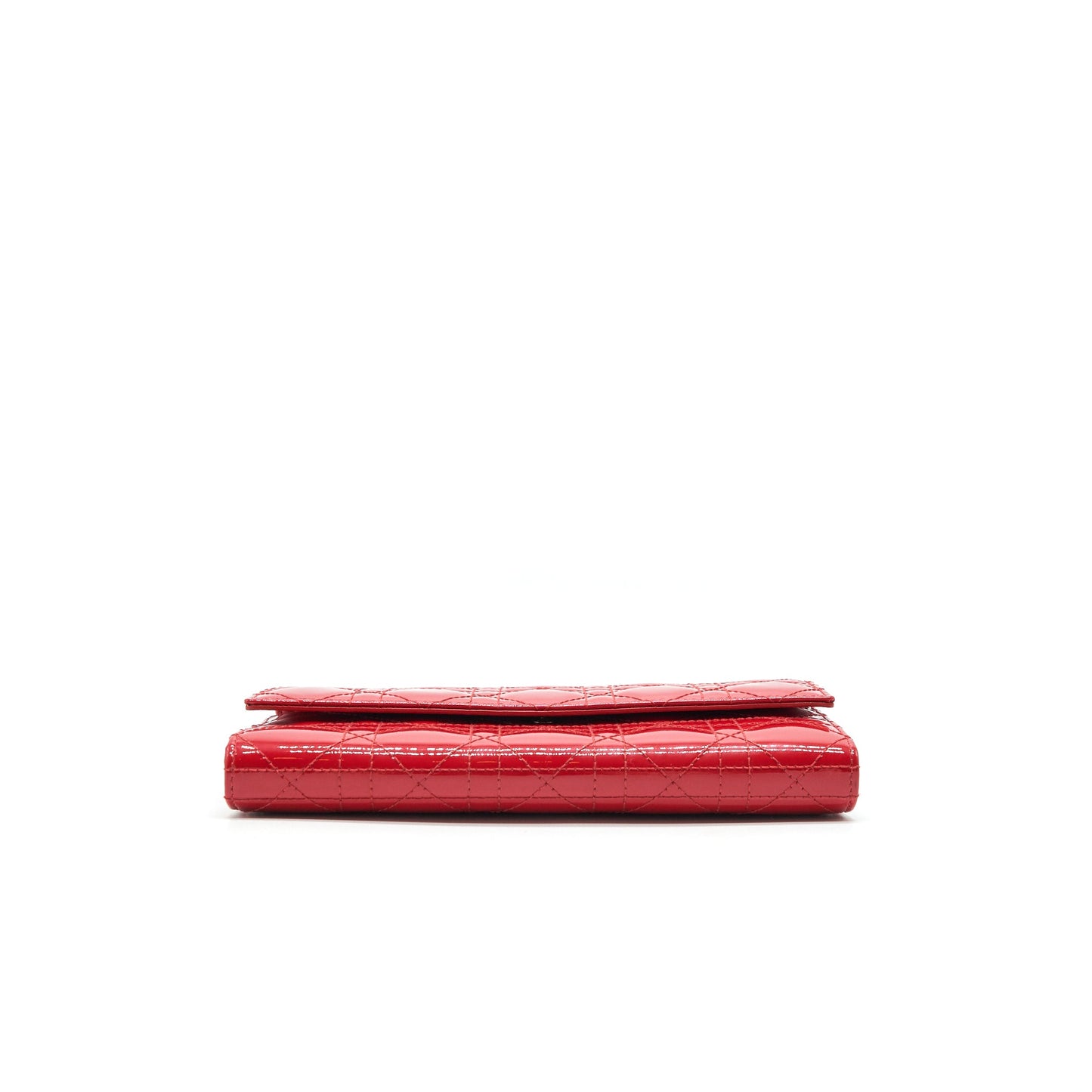 Dior Lady Dior Wallet on Chain Red LGHW