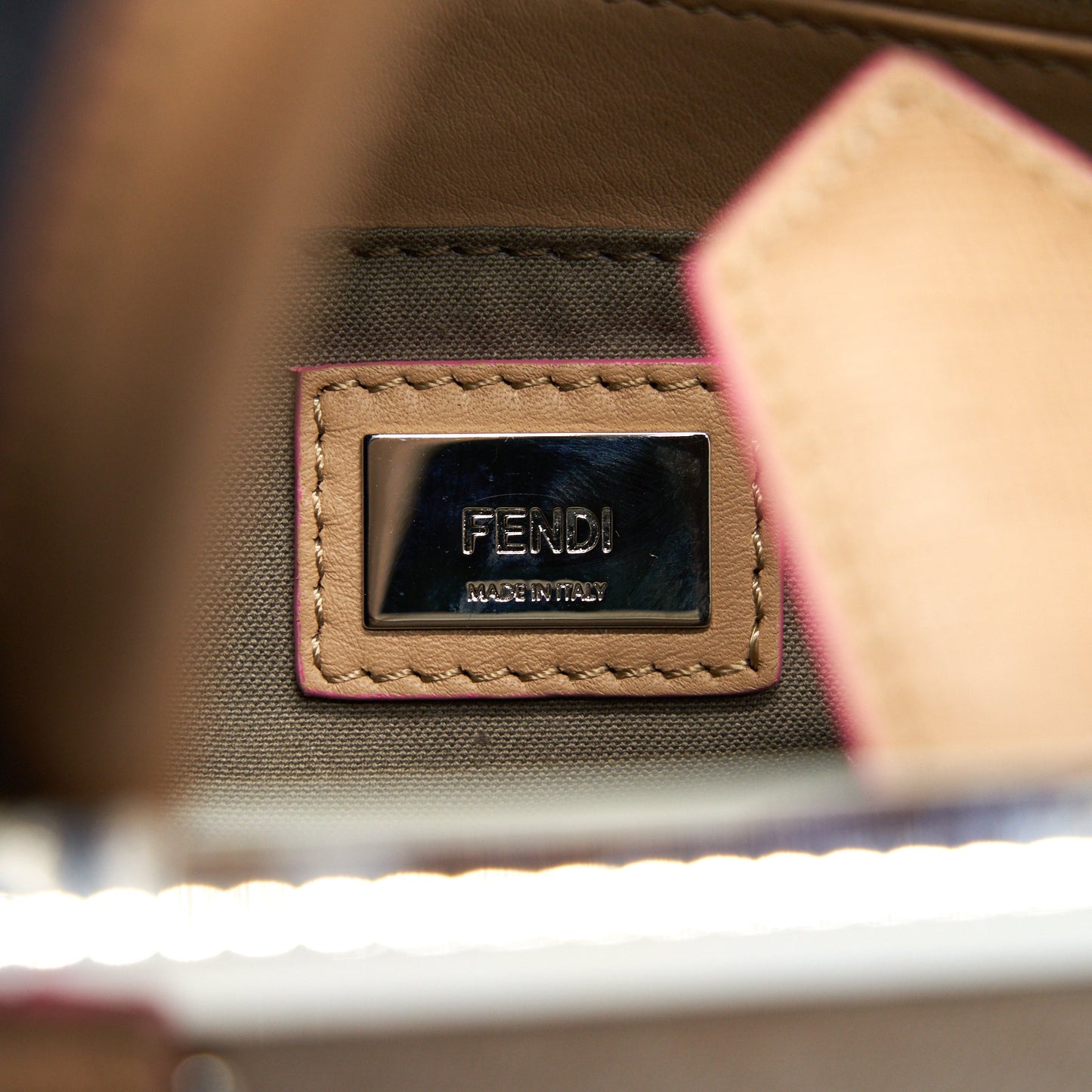 Fendi 2Jours Mini Beige /Pink SHW