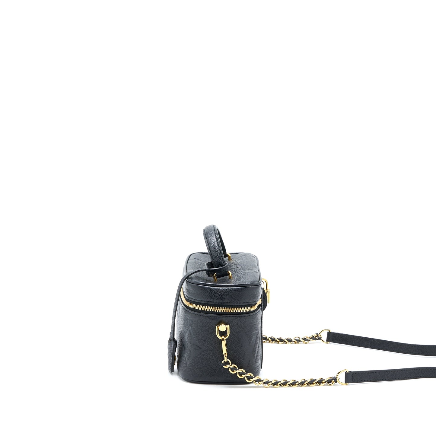 Louis Vuitton Vanity PM Monogram Empreinte Calfskin Black GHW