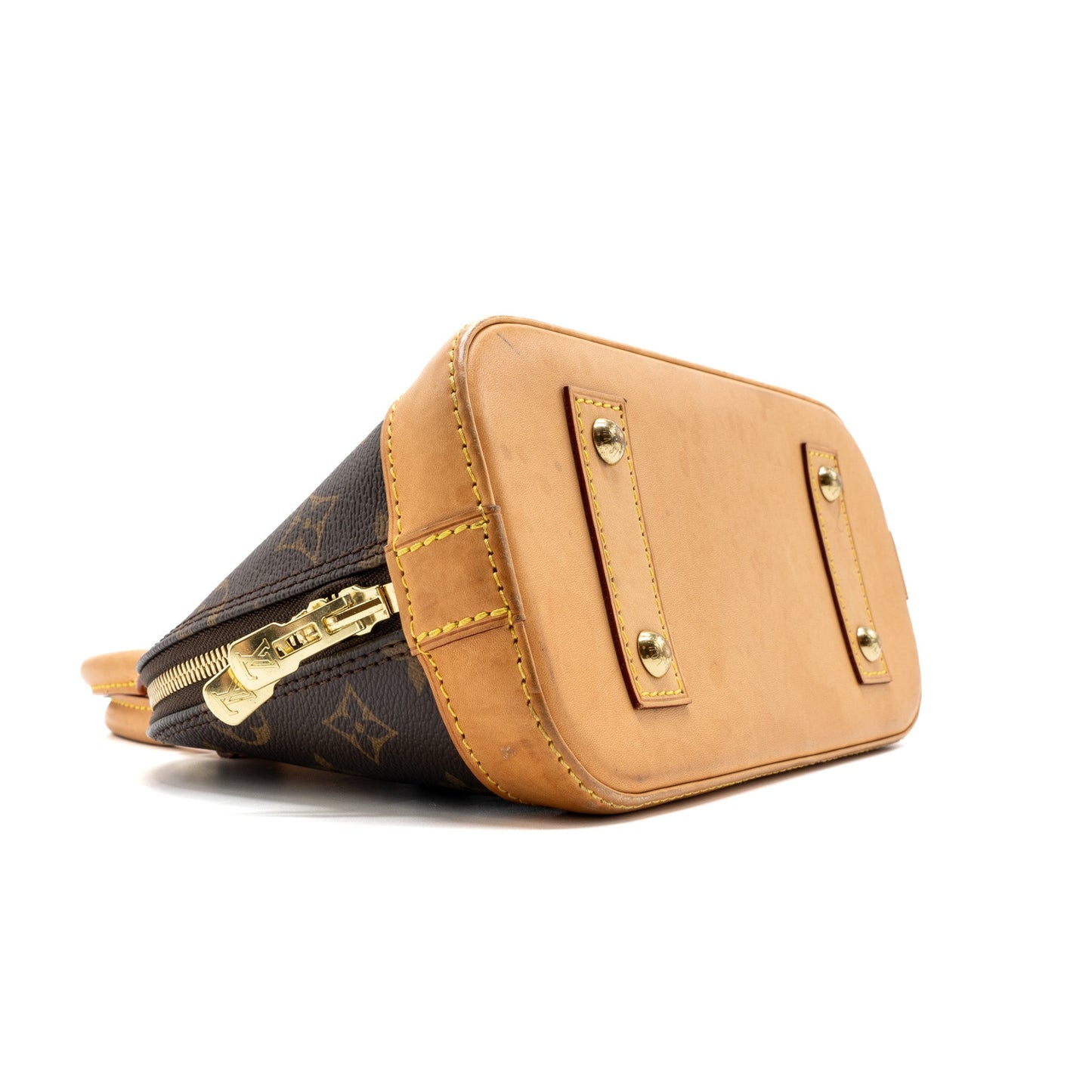 Louis Vuitton alma BB monogram canvas GHW