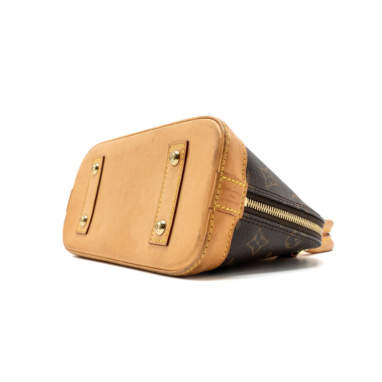 Louis Vuitton alma BB monogram canvas GHW