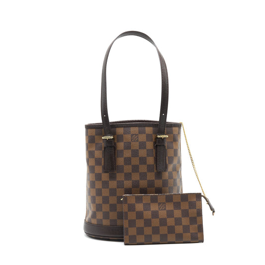 LOUIS VUITTON Marais Damier Ebene Petit Bucket Bag