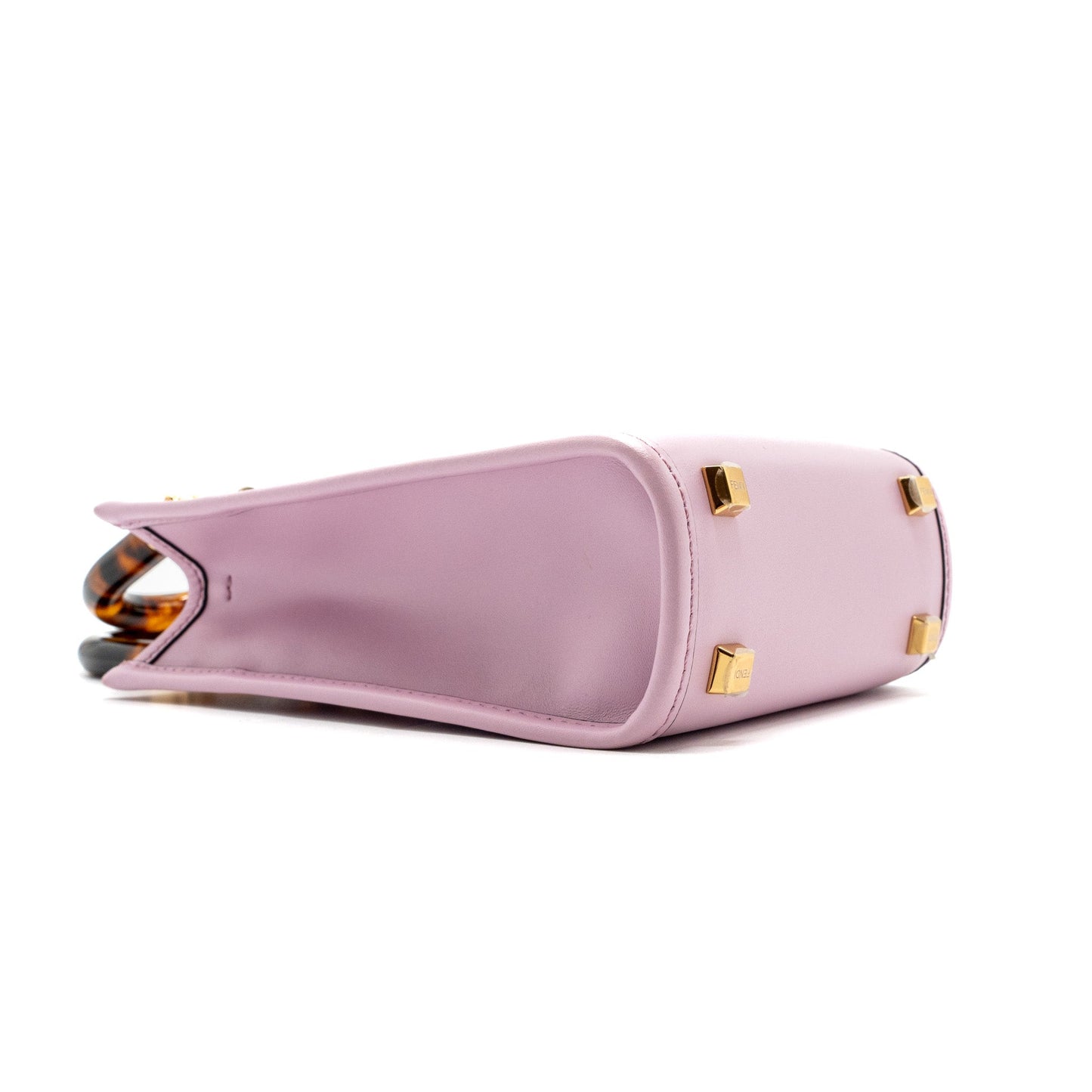 Fendi Mini Sunshine shopper bag leather pink GHW