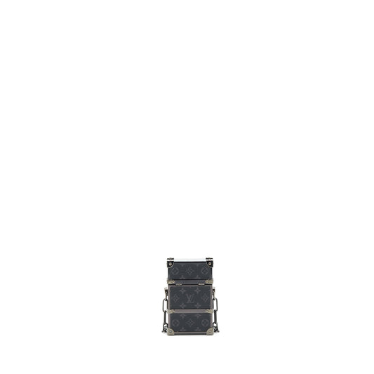 Louis Vuitton super mini trunk box with chain