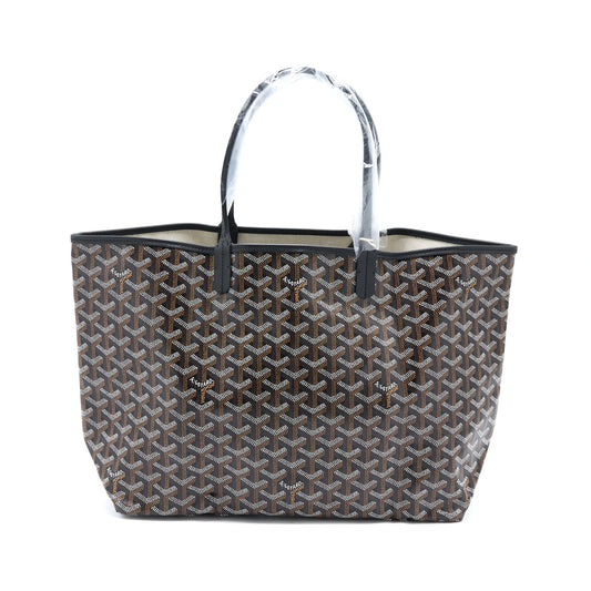 Goyard Saint Louis PM Tote Bag Goyardine Canvas Black