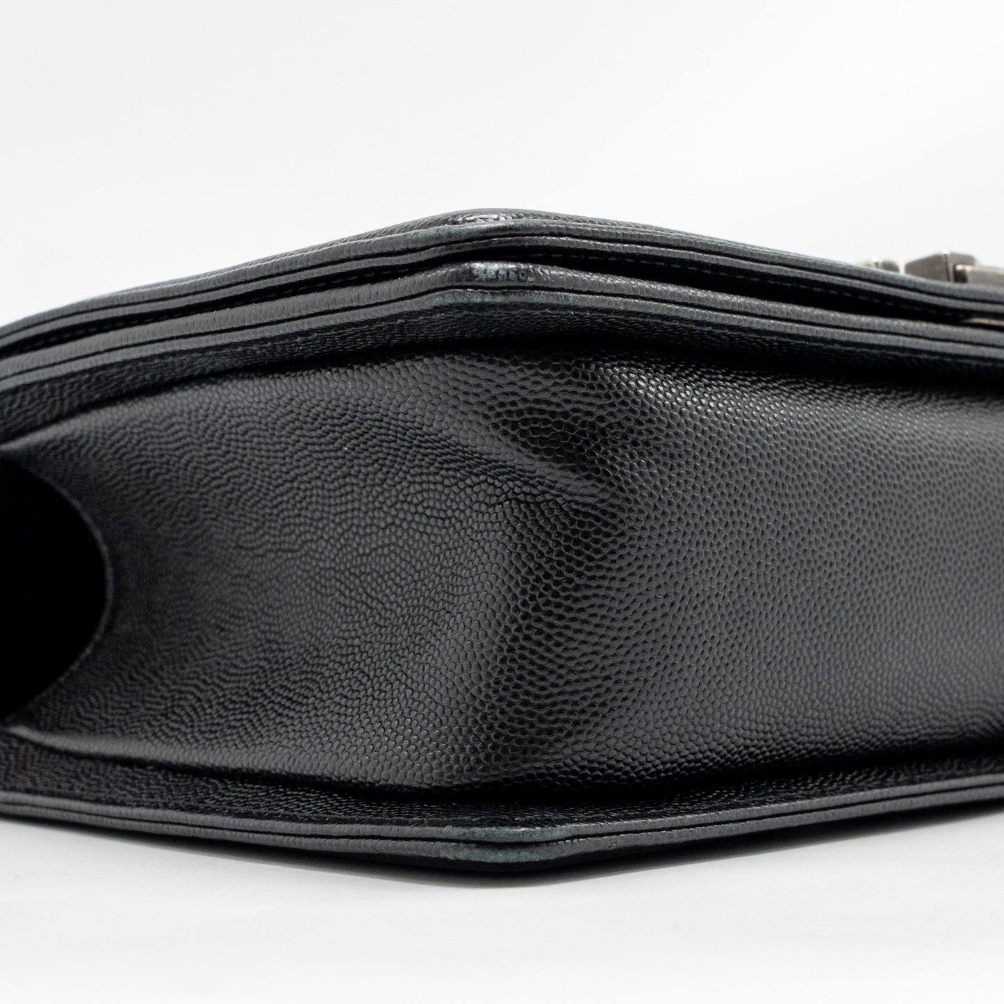 Chanel Medium Boy Bag Caviar Black SHW