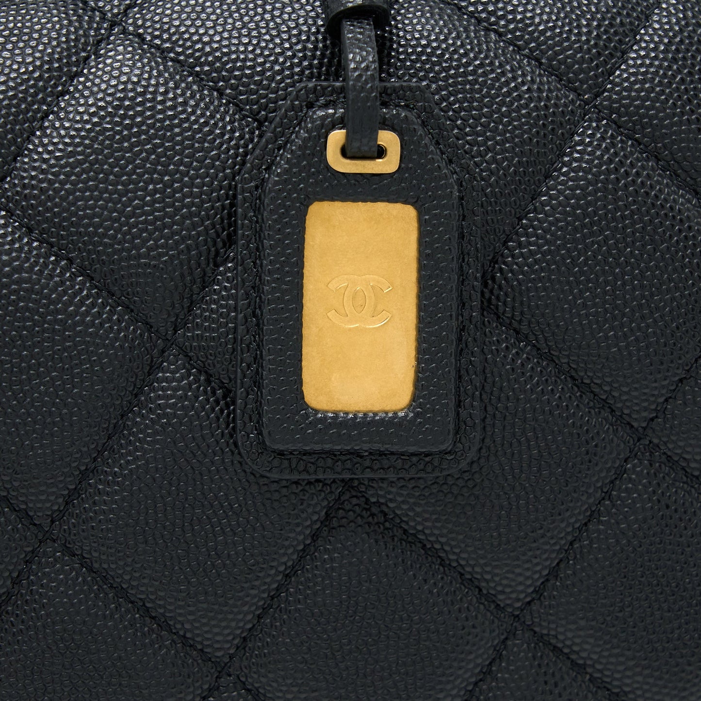 Chanel 22K Large Backpack Caviar Black Brushed GHW (Microchip)