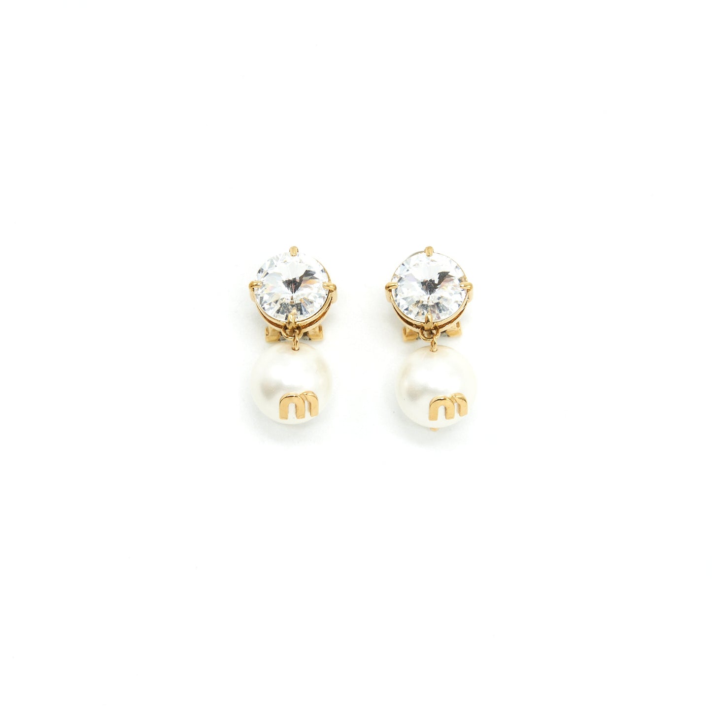 Miu Miu Pearl Ear-Clips