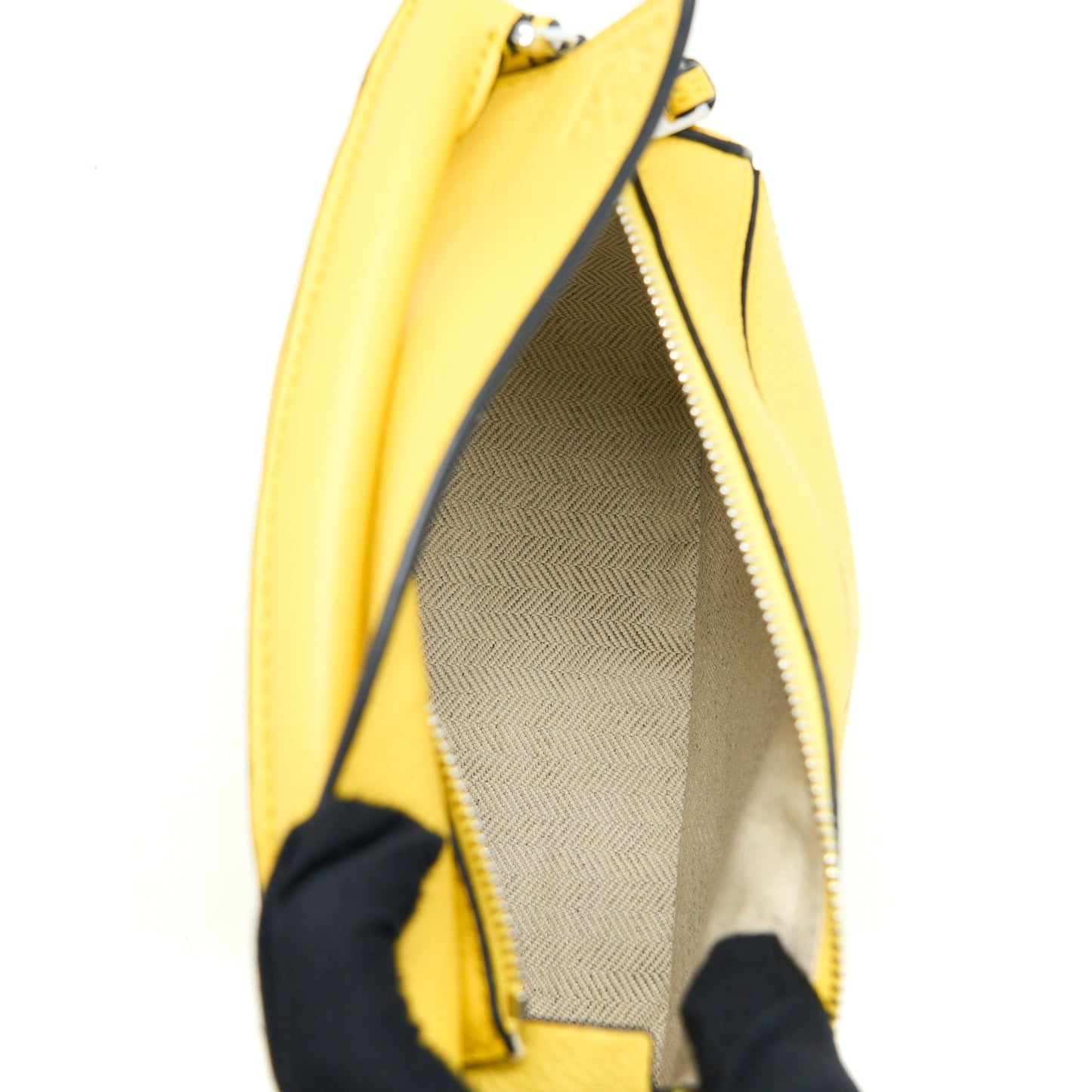 Loewe Mini Puzzle Bag Calfskin Yellow SHW