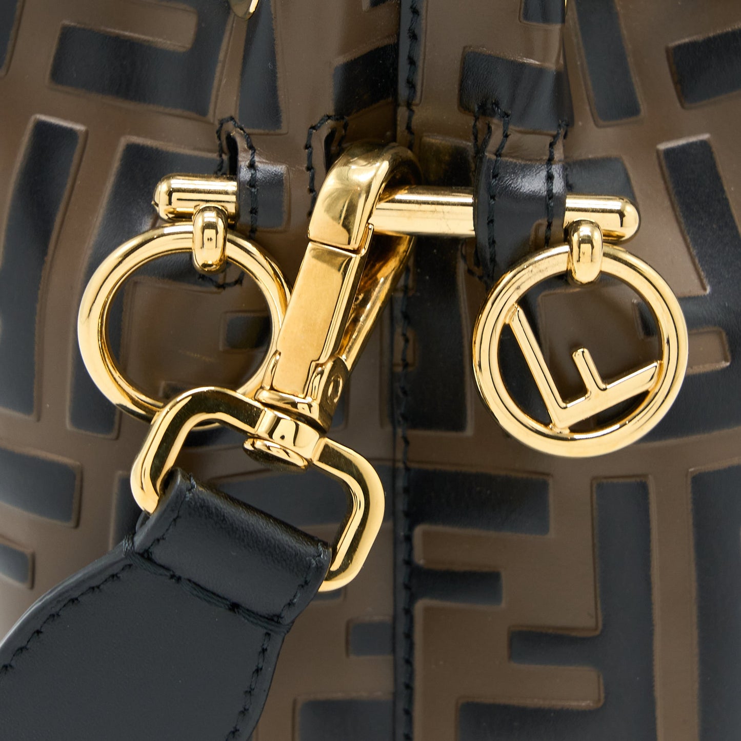Fendi Mon Tresor Mini Bucket Bag GHW