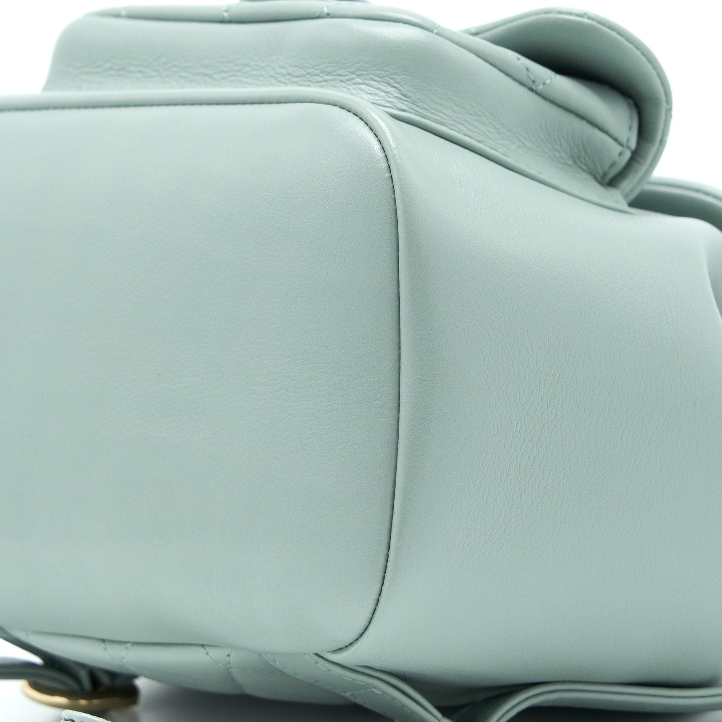 Chanel 23C Duma Mini Backpack Calfskin Light Grey LGHW (Microchip)