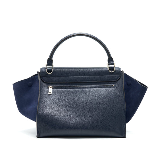 Celine Trapeze Bag Navy with SHW