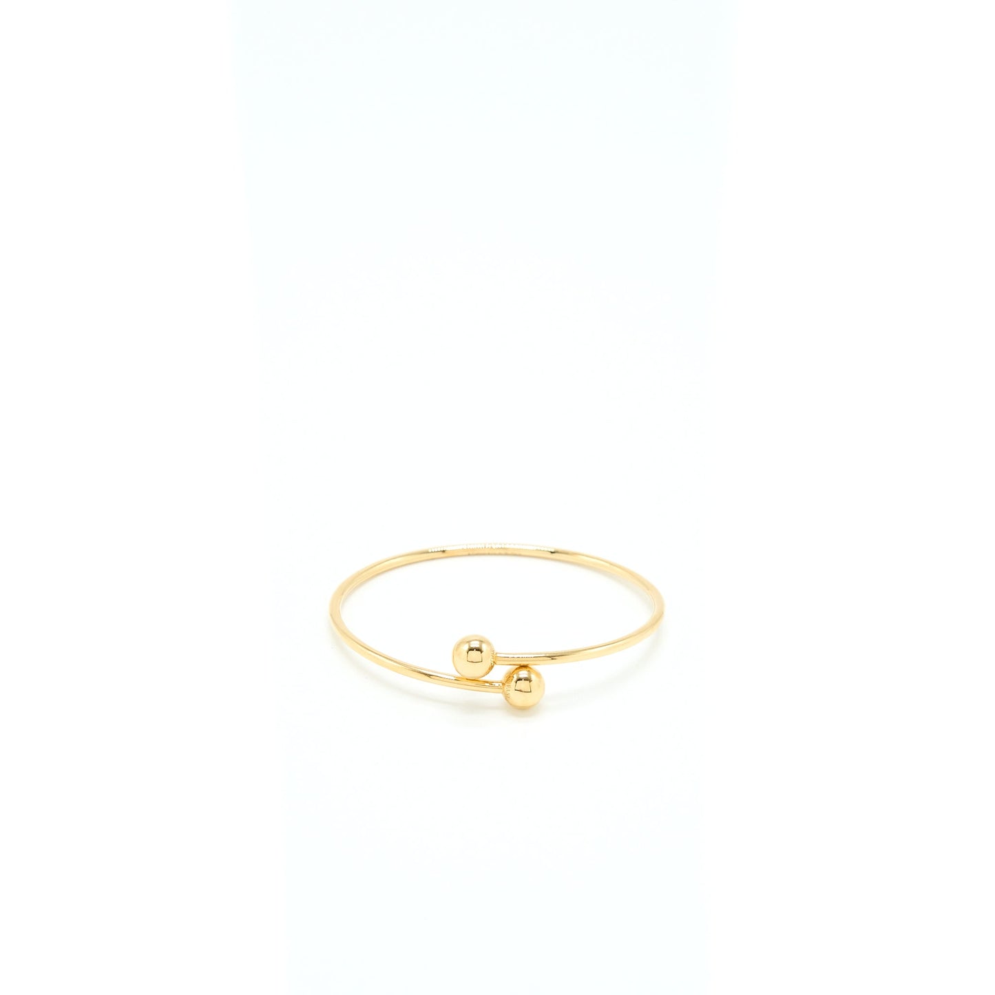 Tiffany Size L Ball Bypass Bracelet Yellow Gold