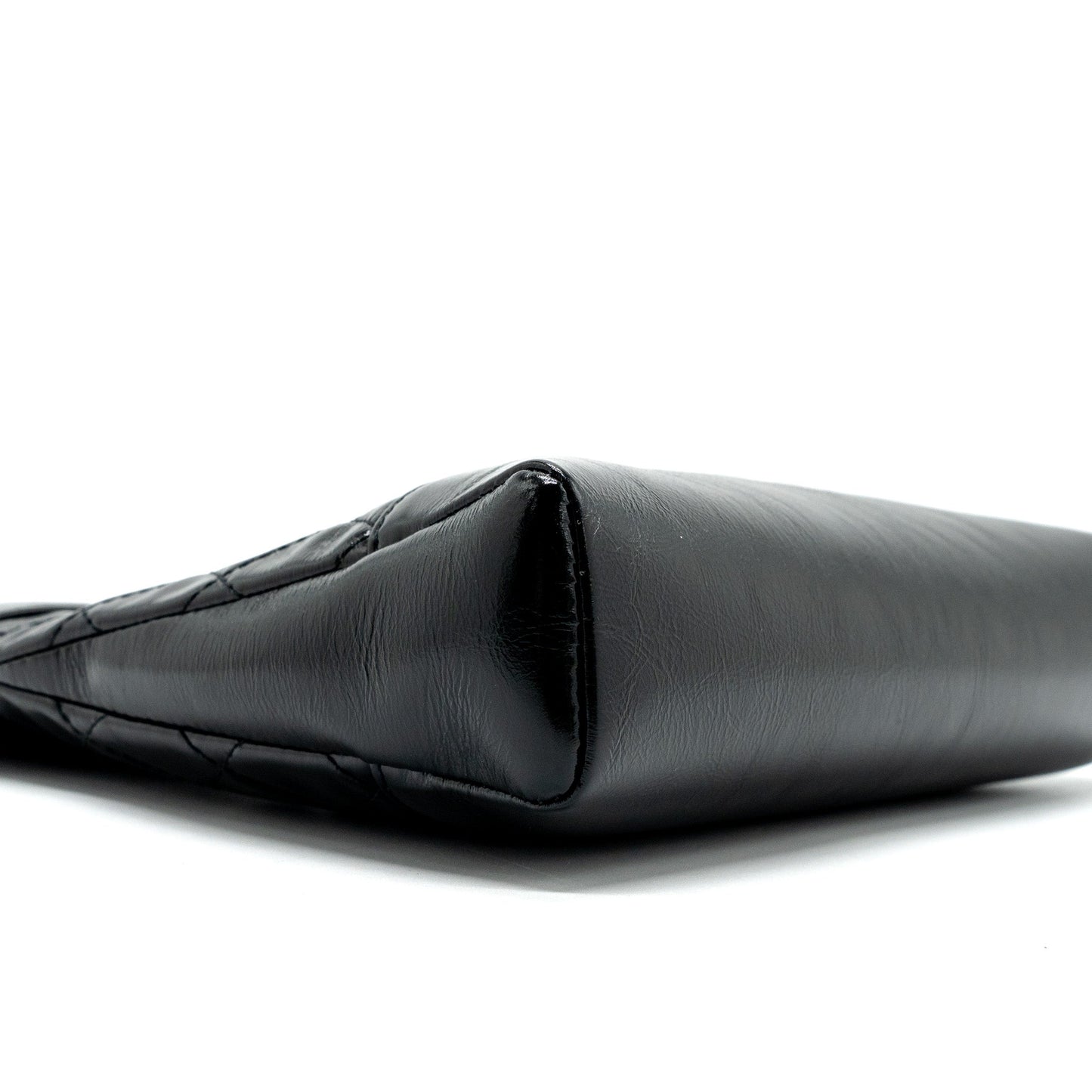 Chanel 23C mini 31 bag shiny calfskin black LGHW (microchip)