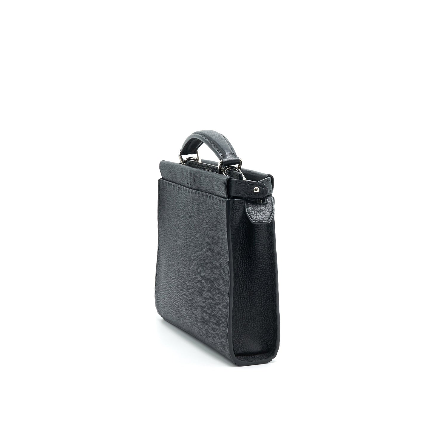 Fendi Peekaboo Iconic Fit Mini Black with SHW