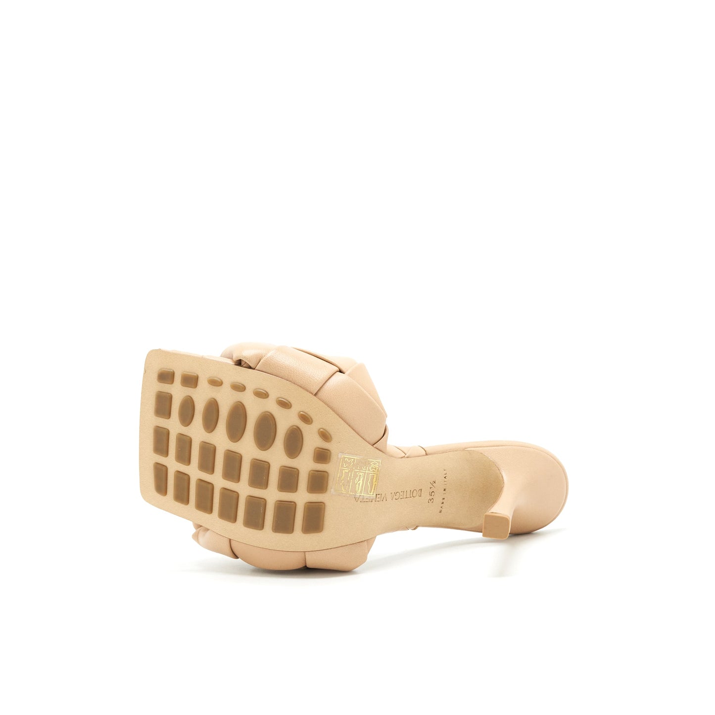 Bottega Veneta Size 35.5 Lido Sandal Heels Cipria