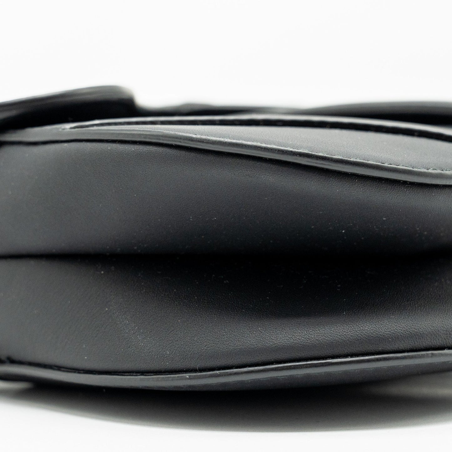 Dior Mini Saddle Bag Calfskin so black