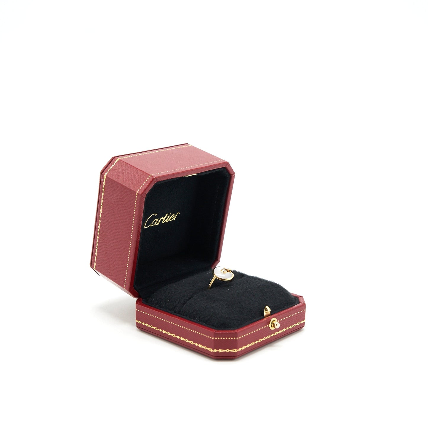Cartier size 51 Ring Gold diamond