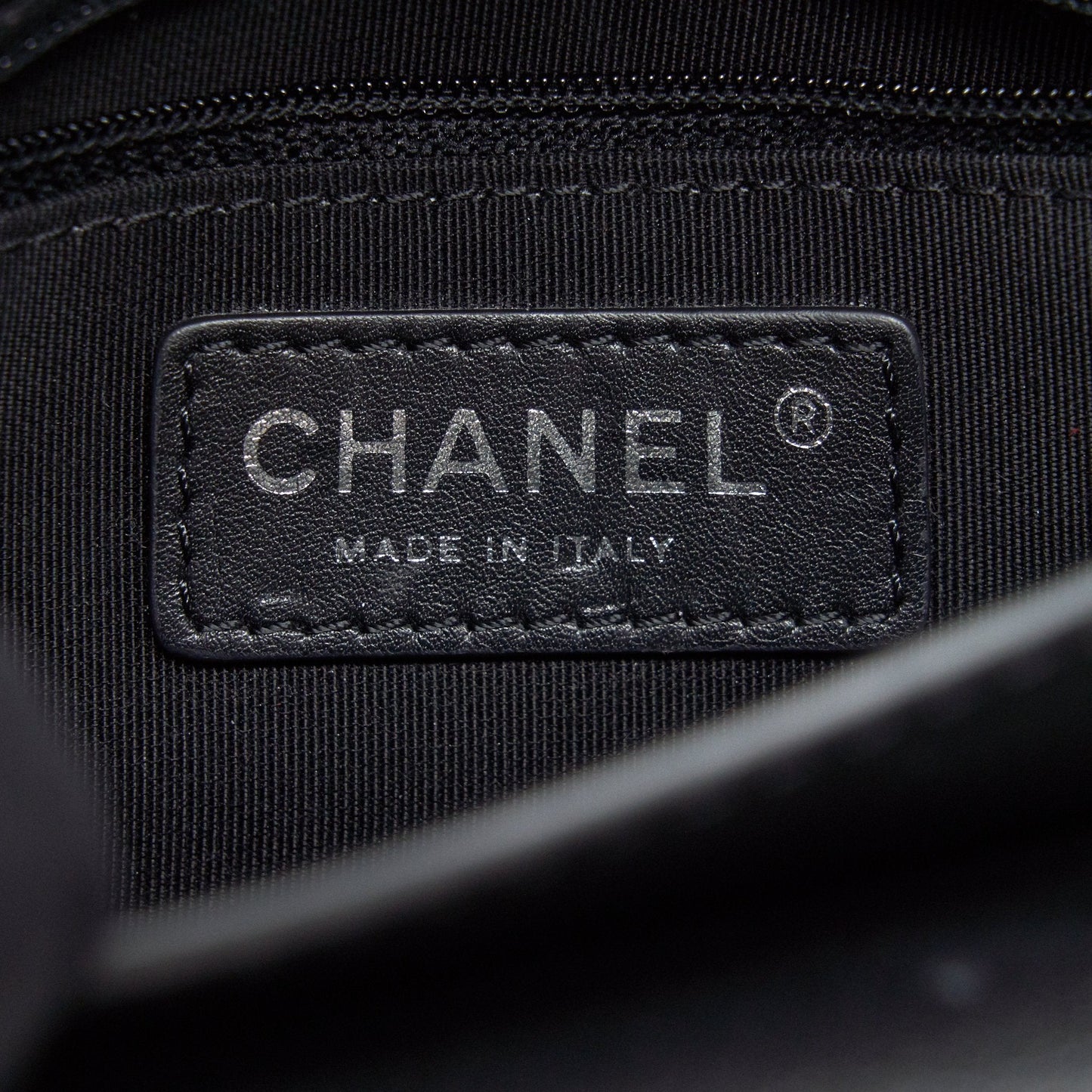 Chanel Quilted Flap Crossbody Bag Black Ruthenium Hardware