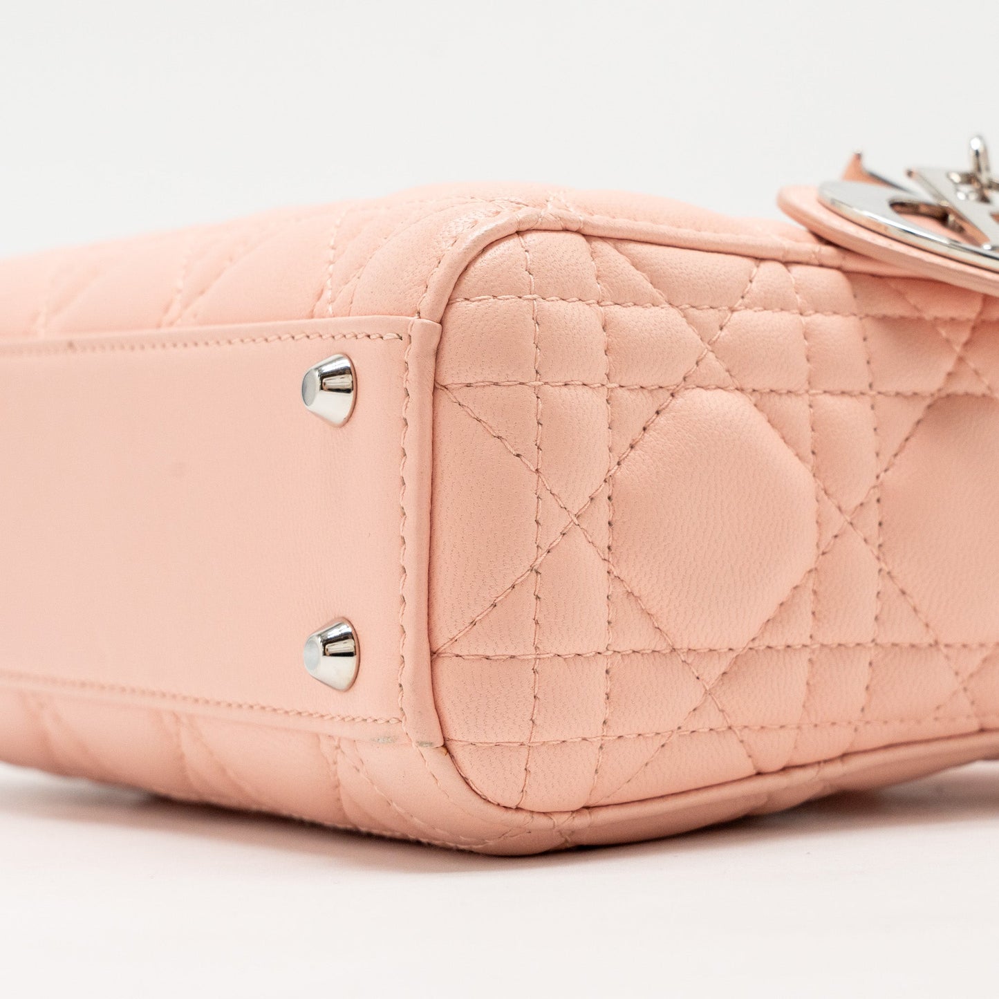 Dior Mini Lady Dior Lambskin Light Pink SHW