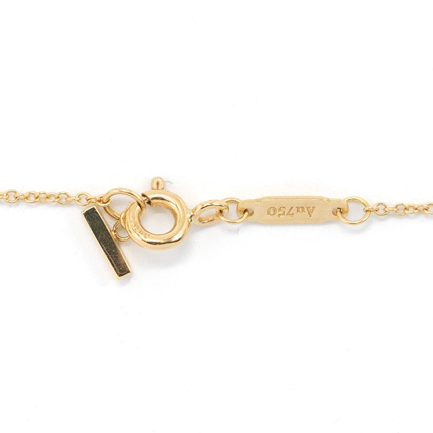 Tiffany T smile pendant small model yellow gold