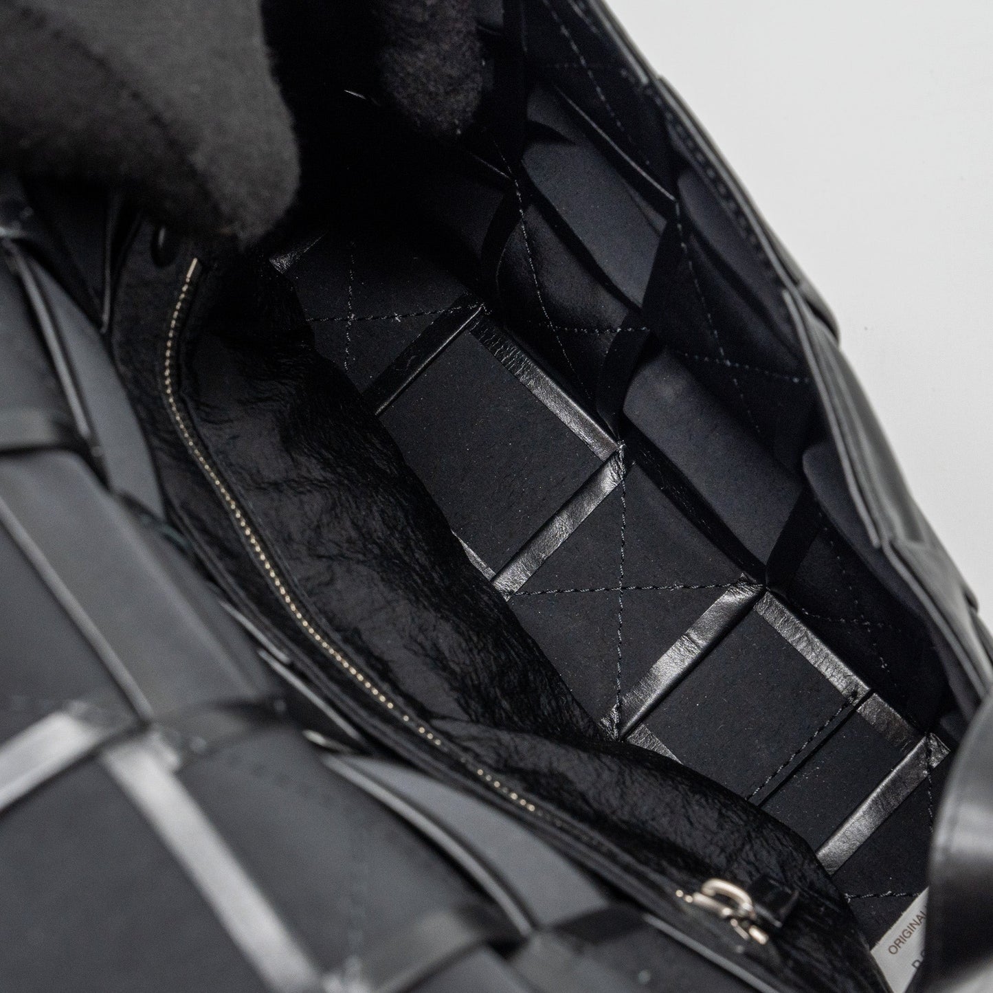 Bottega Veneta Small Cassette Bag Lambskin Black SHW
