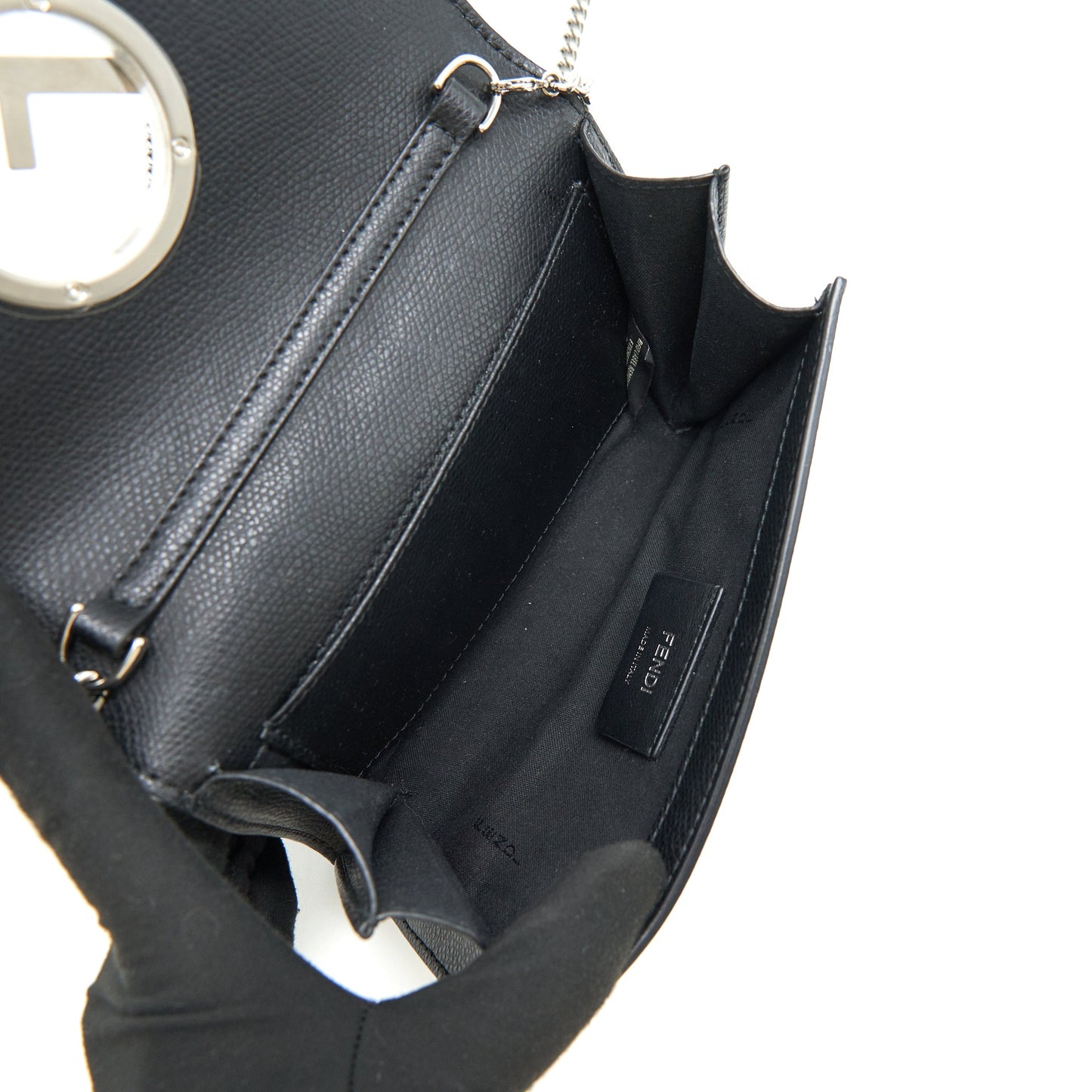 Fendi Wallet On Chain Black SHW