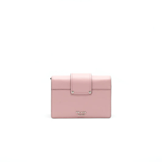 Prada Plex Ribbon Bag with City Calfskin Pink
