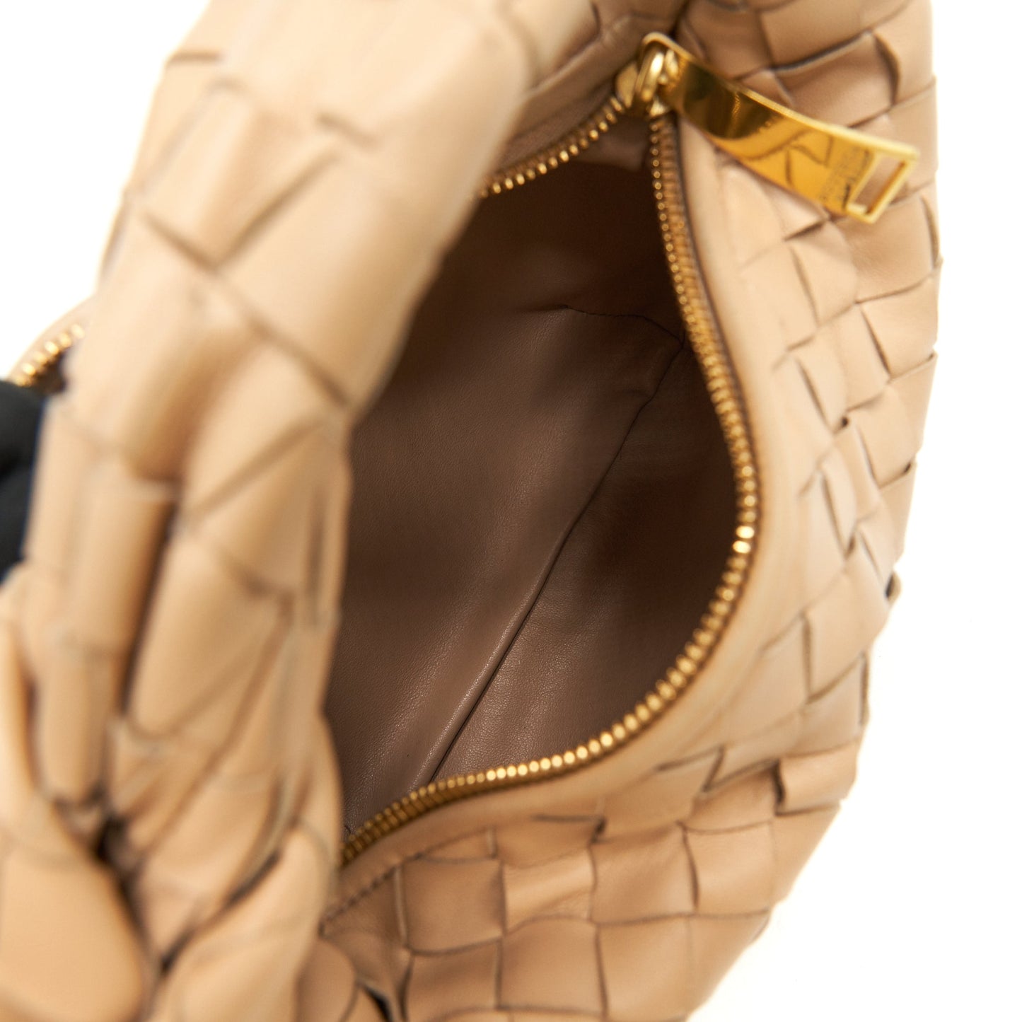 BOTTEGA VENETA THE MINI JODIE IN BEIGE