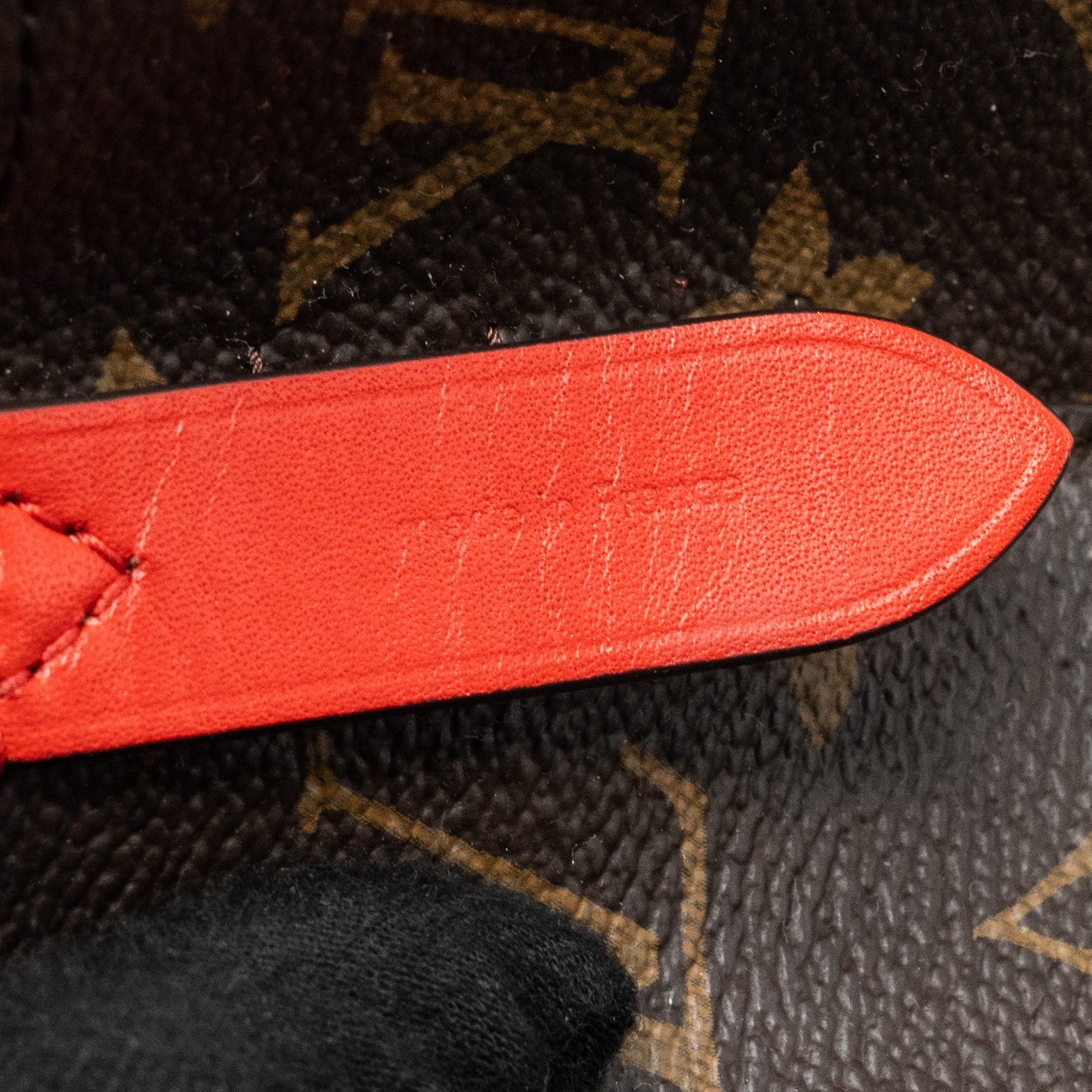 Louis Vuitton neonoe monogram canvas / red GHW