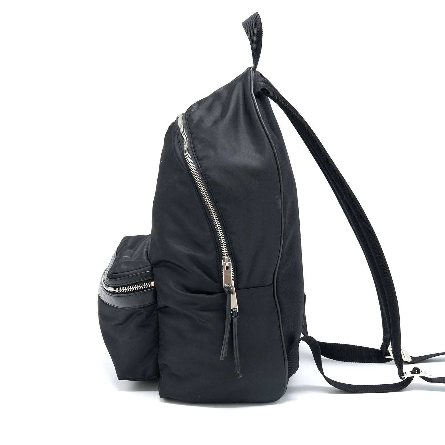 Saint Laurent/YSL City Backpack Nylon Black SHW