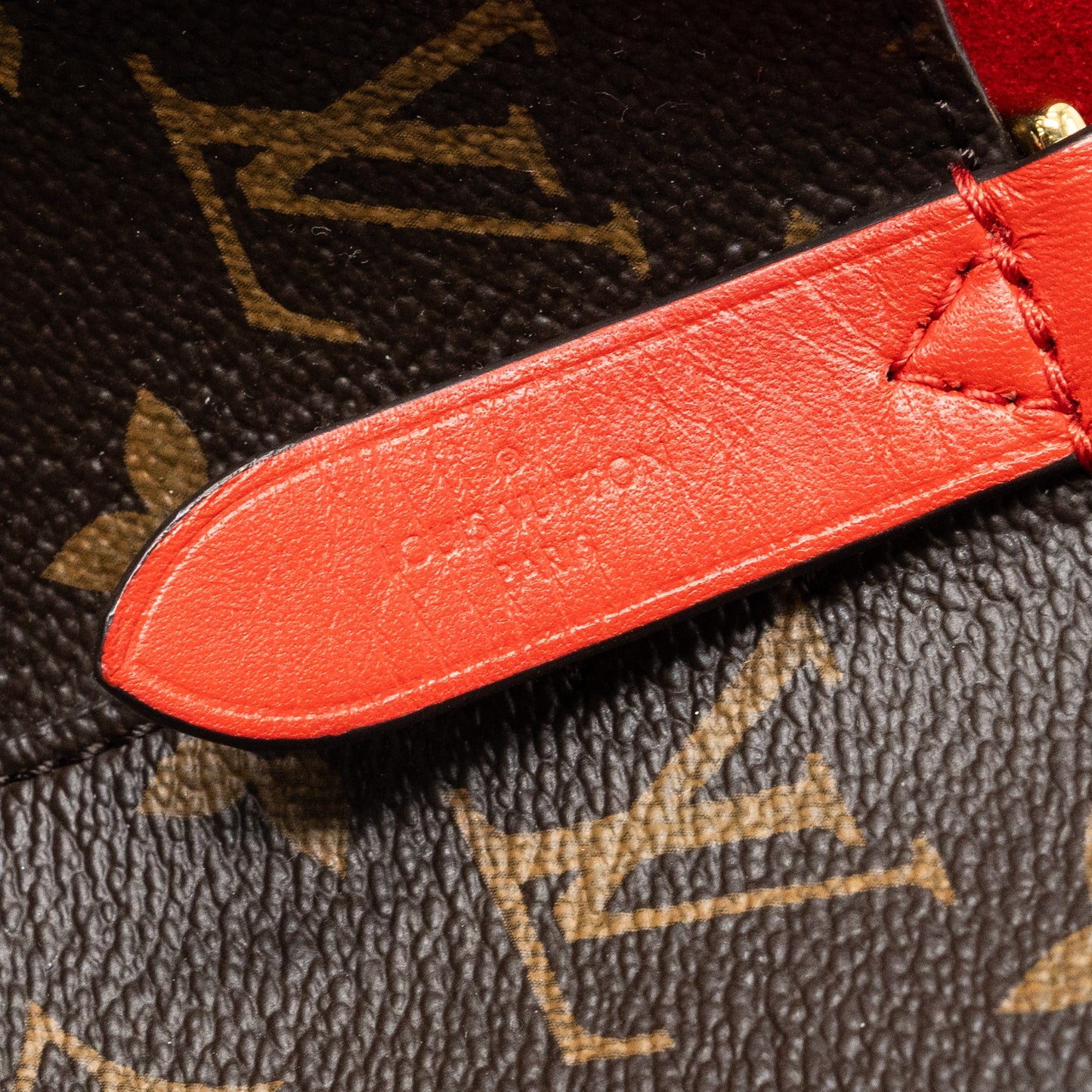 Louis Vuitton neonoe monogram canvas / red GHW