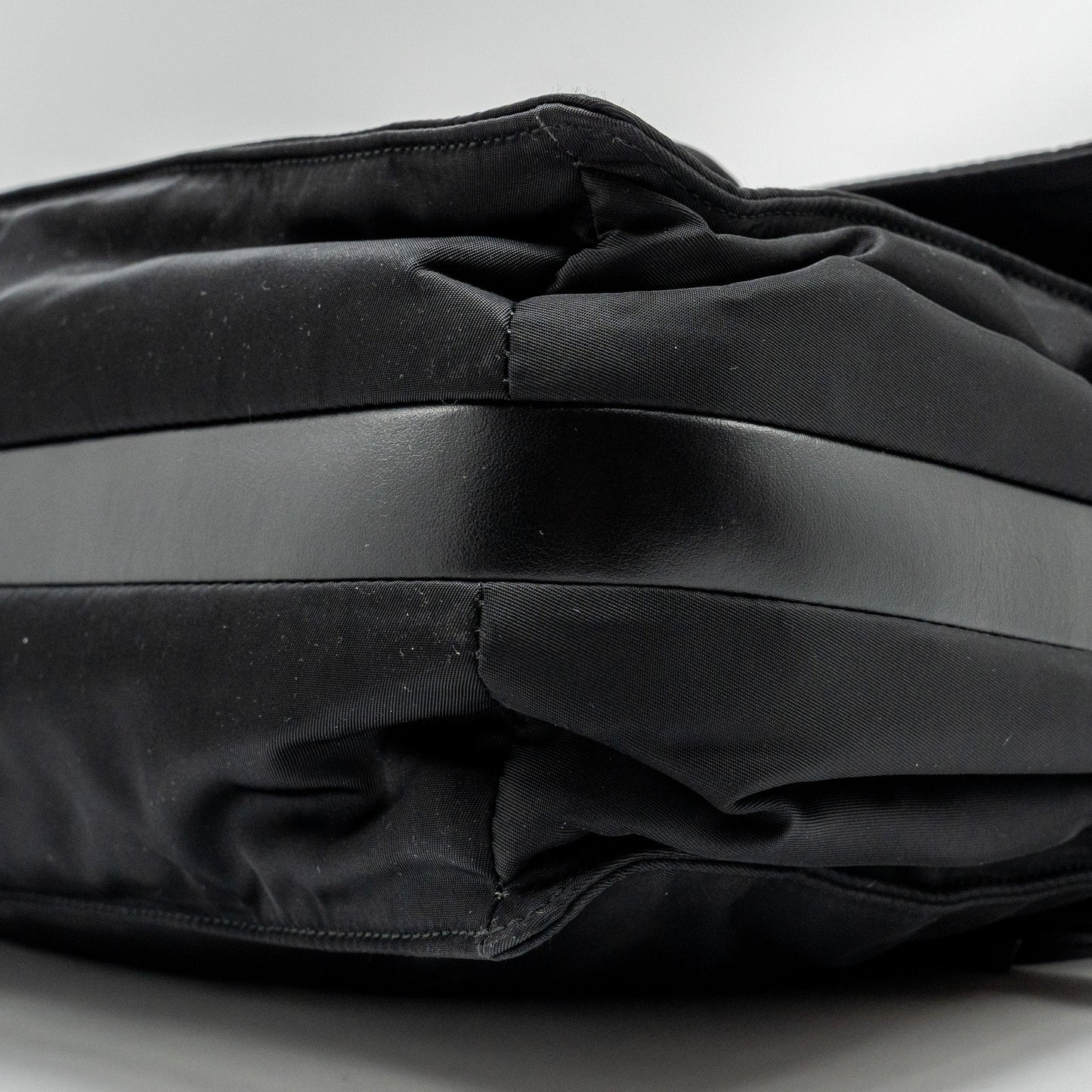 Prada Padded Re-Nylon Shoulder Bag Black SHW