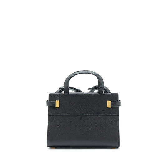 Saint Laurent/YSL Manhattan Nano Shopping Bag Calfskin Black GHW