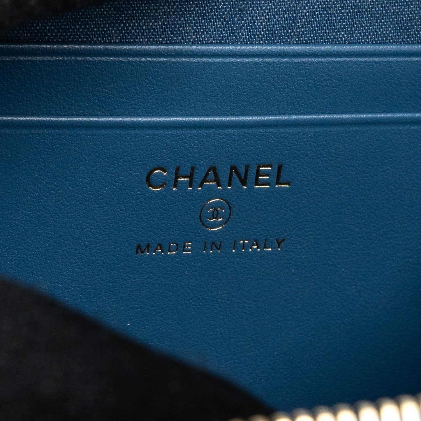 Chanel Pearl Crush Camera Bag Denim Blue GHW