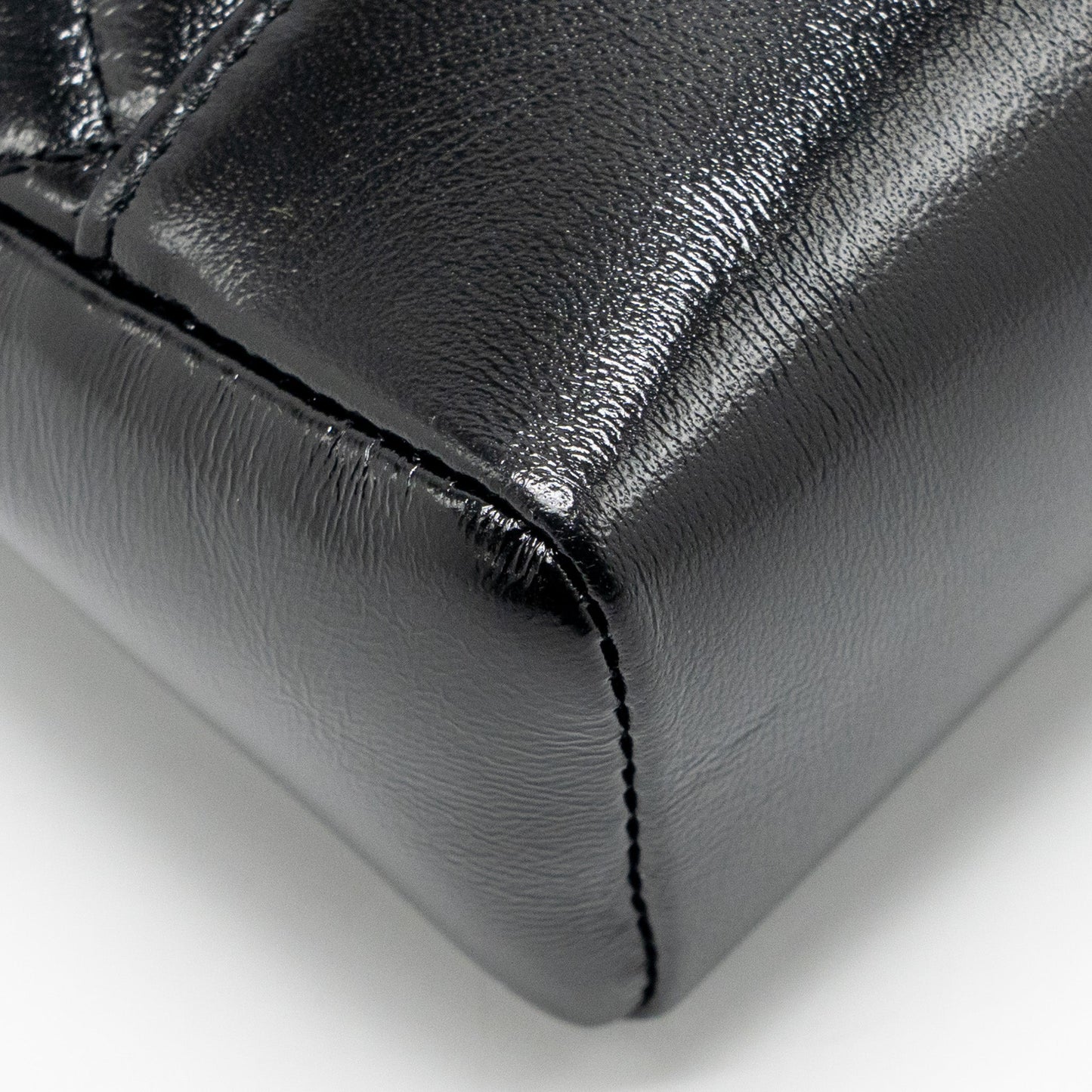 Chanel 25P Mini 31 Bag Shiny Lambskin Black LGHW (Microchip)