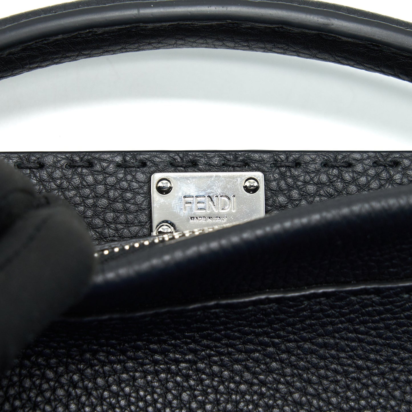Fendi Peekaboo Iconic Fit Mini Black with SHW