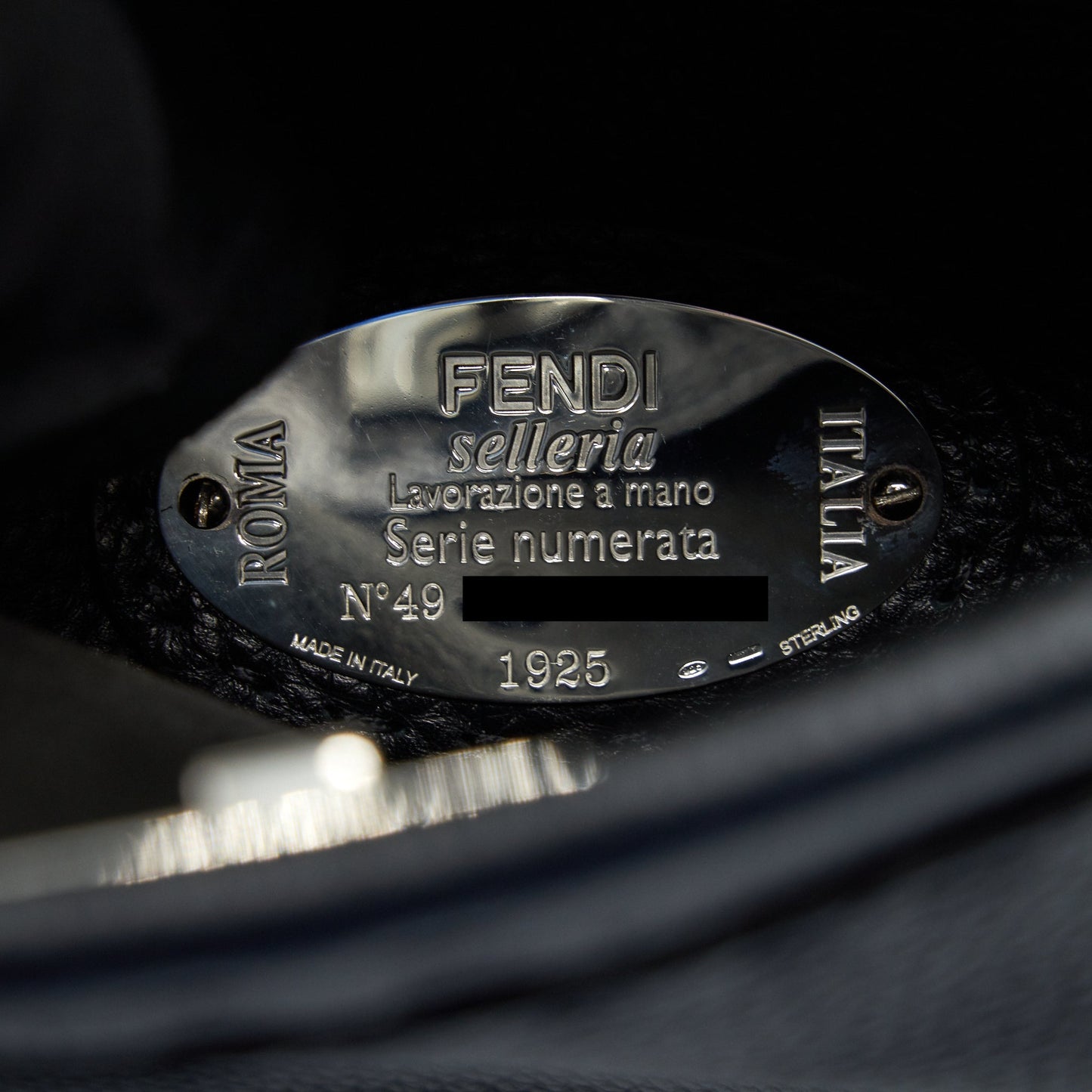 Fendi Peekaboo Iconic Fit Mini Black with SHW