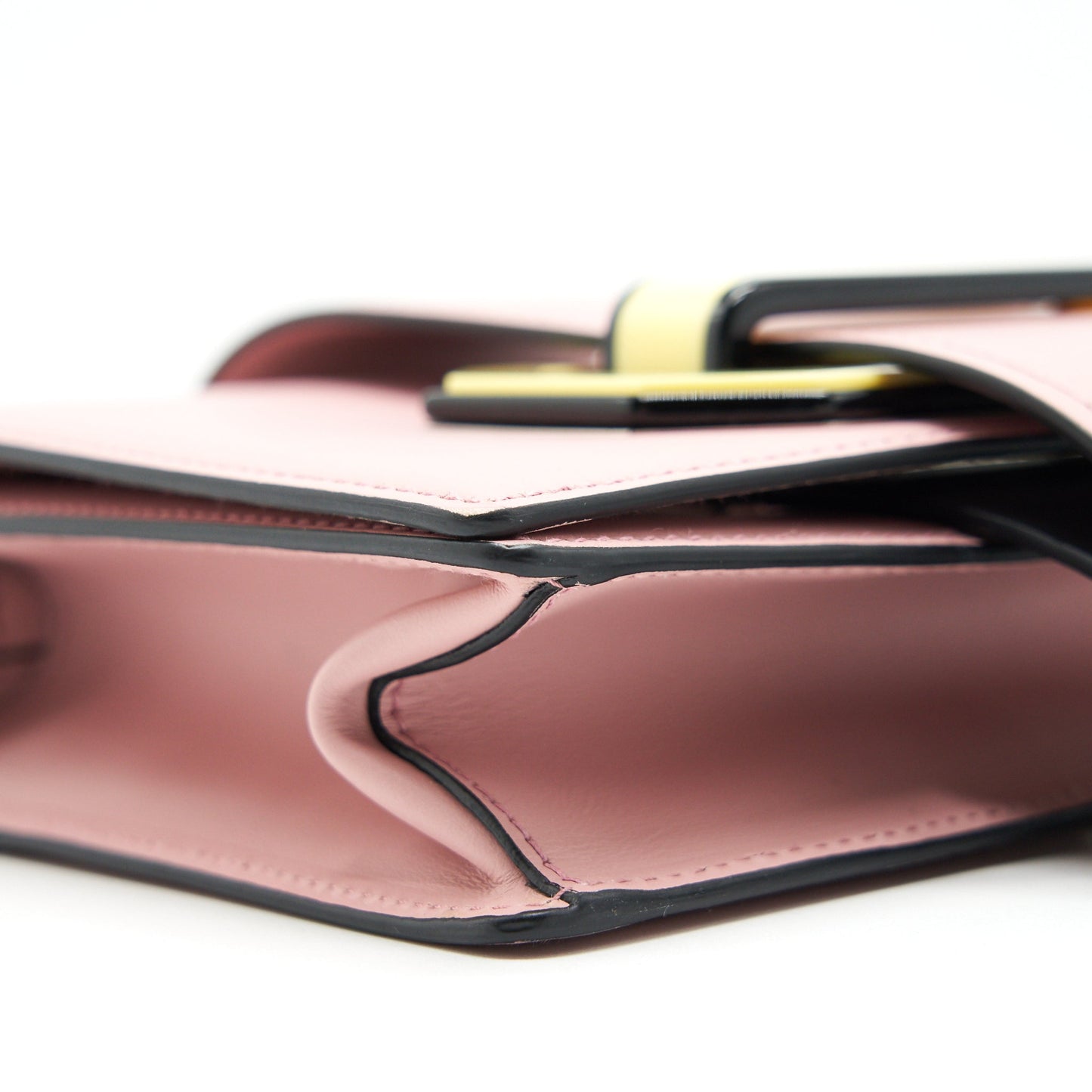 Prada Plex Ribbon Bag with City Calfskin Pink