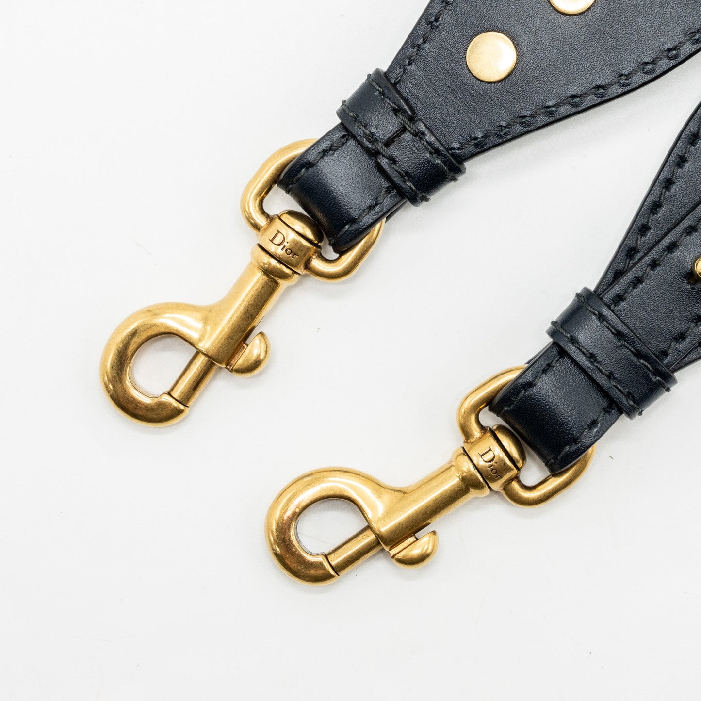 Dior Wide Shoulder Strap Blue Dior Oblique Jacquard GHW