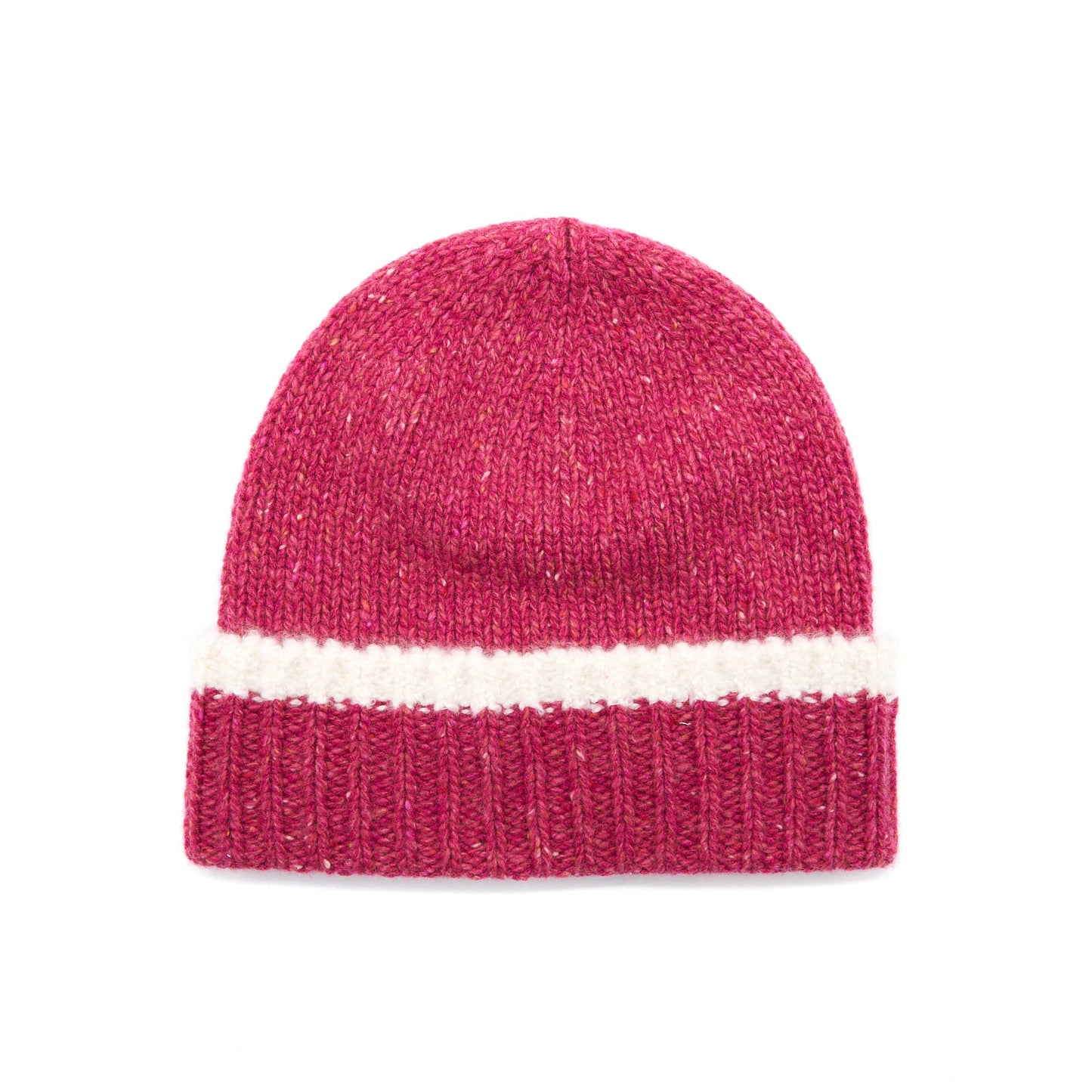 Chanel Beanie Hat Cashmere Pink/White