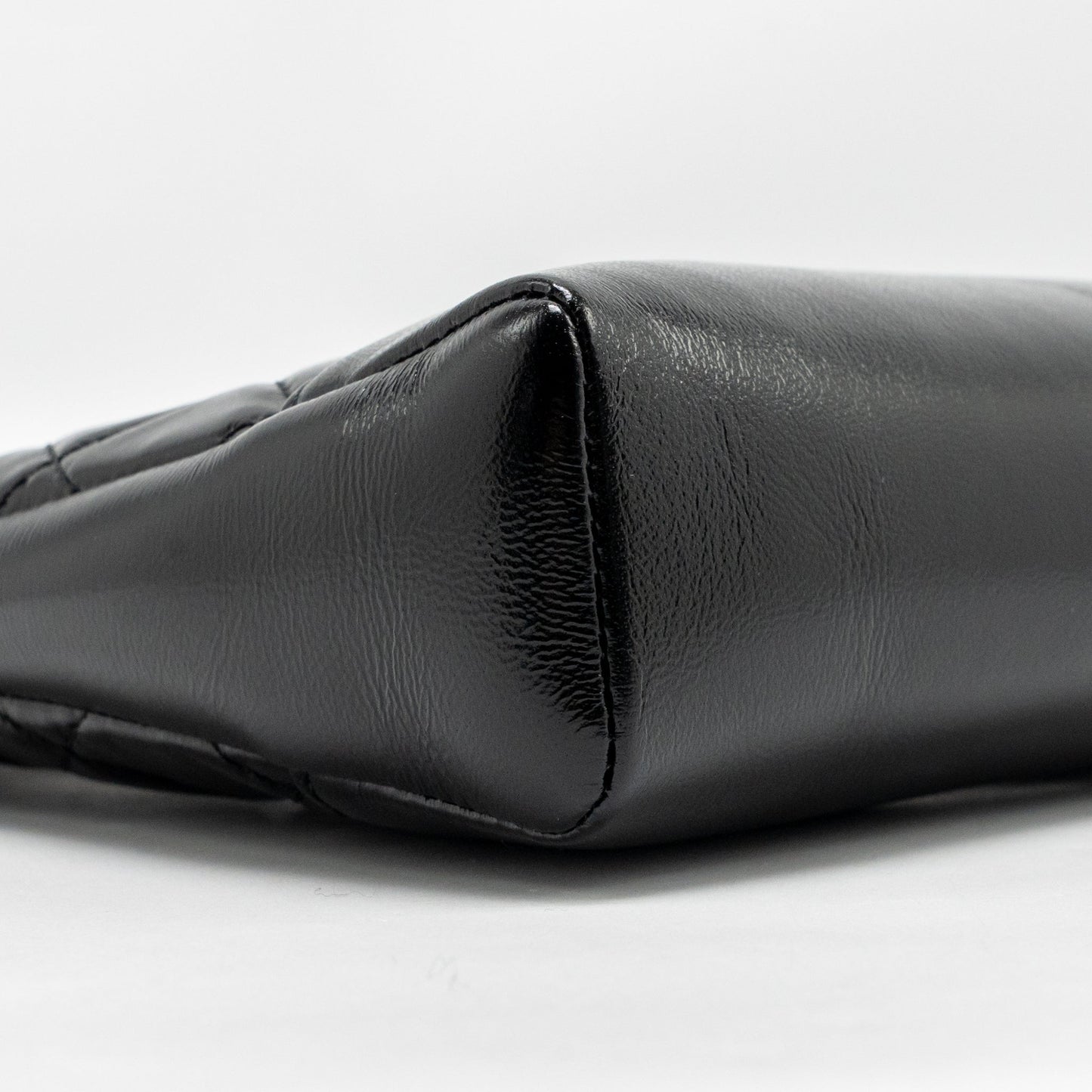 Chanel Mini 31 Bag Shiny Calfskin Black LGHW (Microchip)