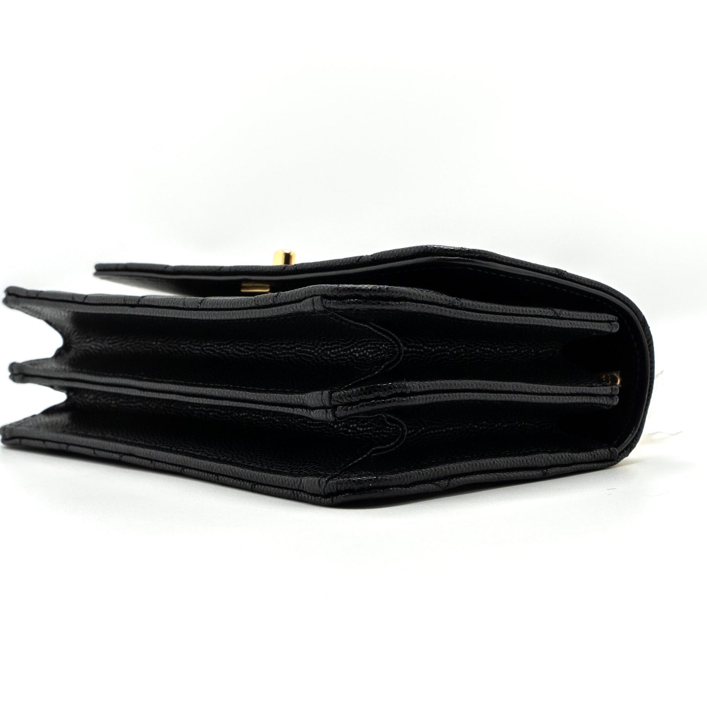 Chanel 23s Wallet On Chain with bag Charm Caviar Black GHW(Microchip)