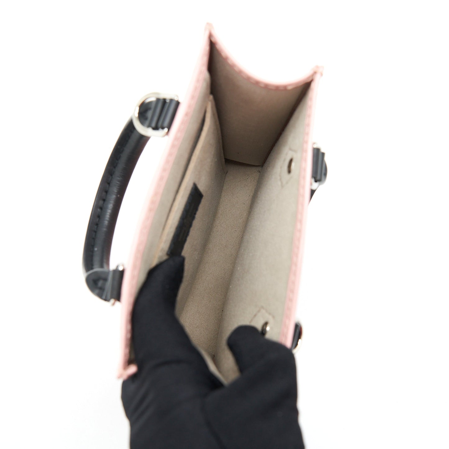 Louis Vuitton Petit Sac Plat Epi Light Pink/Black SHW