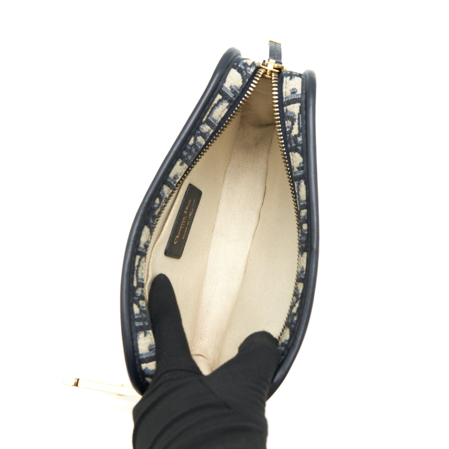 Dior Diorquake Pouch blue Oblique Canvas