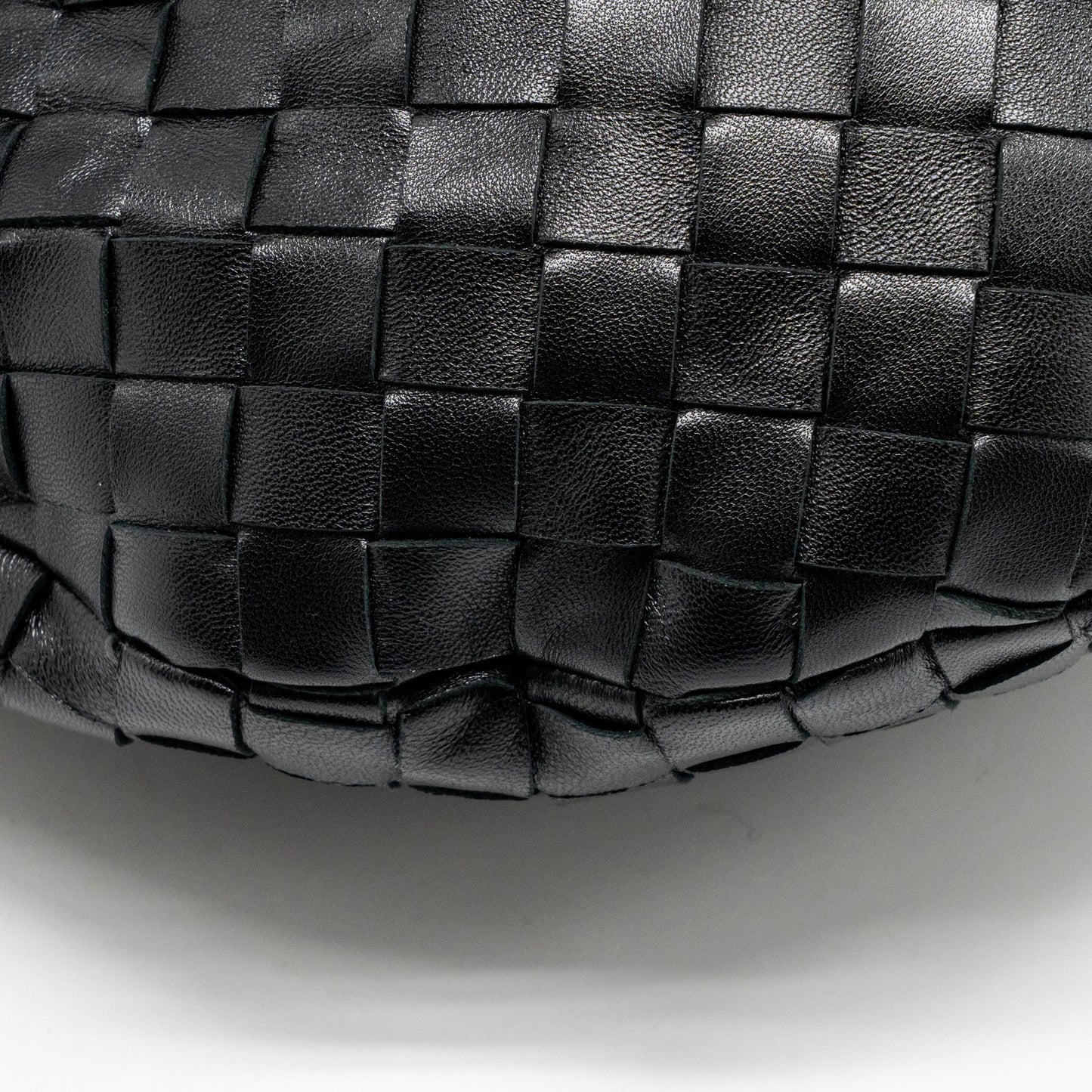 Bottega Veneta Small Jodie Intrecciato Leather Black SHW